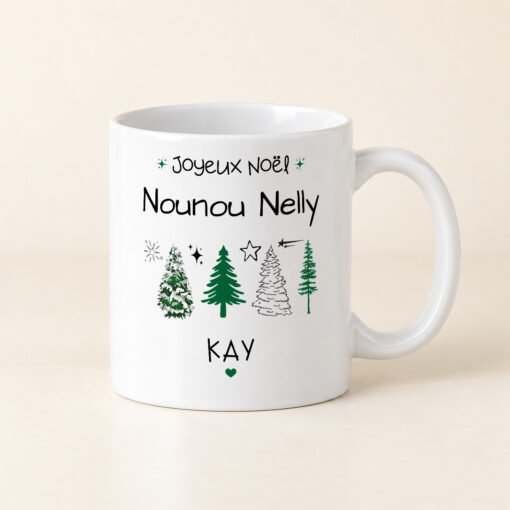 Mug de Noël 330 ml — Nounou Nelly · studio