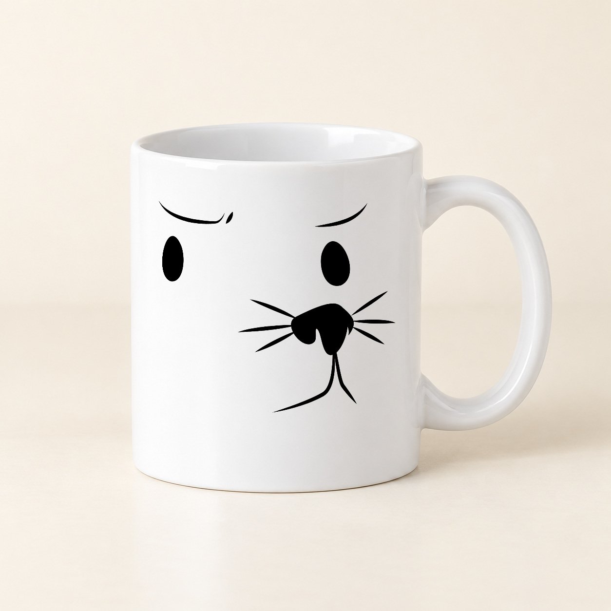 Mug de Noël 330 ml — Face 1 · visage